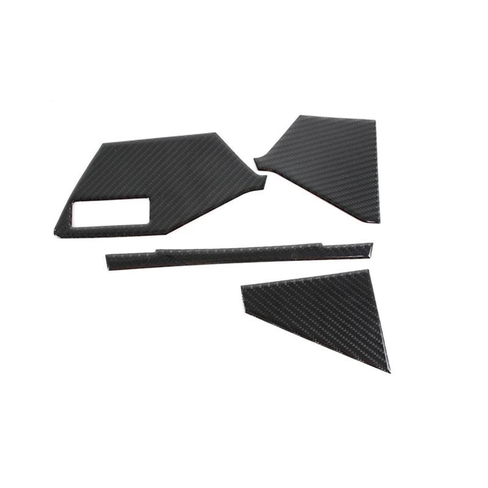 for A3 8Y 2021 2022 Console Decoration Dashboard Navigation Screen Panel Side Cover Trim Carbon Fiber Sticker Car Accessory