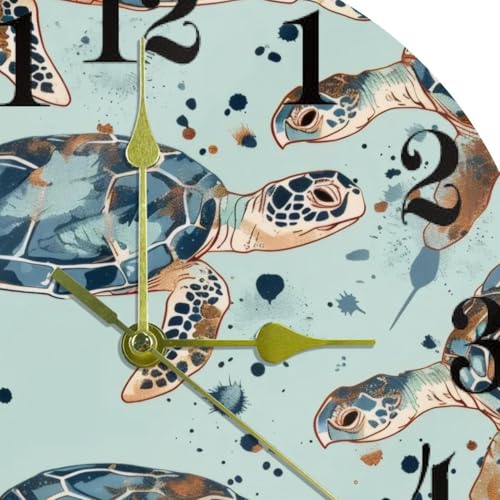 Horloge murale à quartz au design épuré et finitions soignées - 7