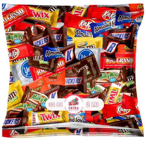 Assorted Chocolate Variety Pack - Individually Wrapped Party Chocolate Assortment (2 LB)
