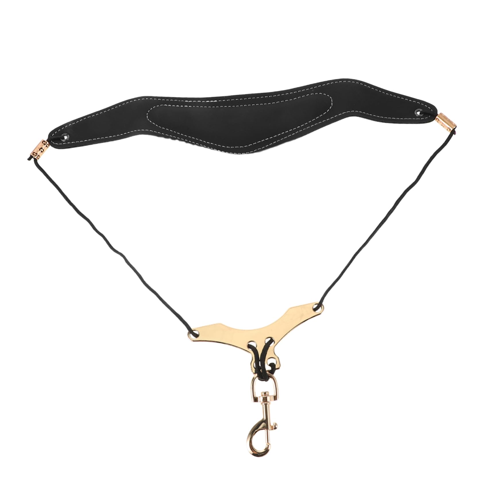 BESPORTBLE Saxophone Neck Strap with Breathable Padding Harness for Alto Tenor Soprano Baritone Saxophones Clarinets Comfortable Durable Design with Metal Hook