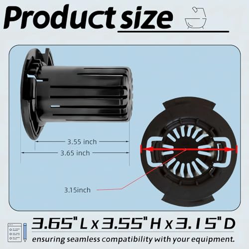 Image of Compatible with E-Z Lock Filter Screen Replacement, 1510-501 Filter Replacement, DIM01510-501 Filter Screen, 3.65 inchx3.55 inchx3.15 inch Filter Screen, E-Z Lock System Filter, Durable Filter Screen Replacement