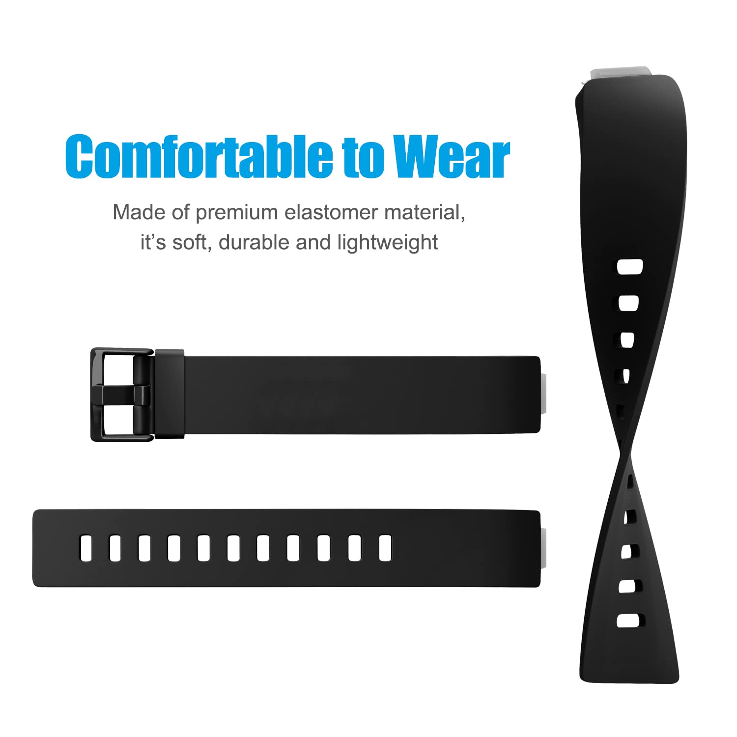 Bracelet De Remplacement En Silicone Pour Fitbit Inspire HR/Inspire - Taille S Et L, Plusieurs Couleurs