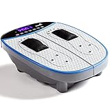 Skandika Fußmassagegerät mit Vibration Massage One | Oszillierende Vibration bis 16Hz, Akupressur-Massageköpfe, LCD- Touchdisplay, 20 Stufen, 5 Programme, inkl. Fernbedienung | Schmerzlindernd