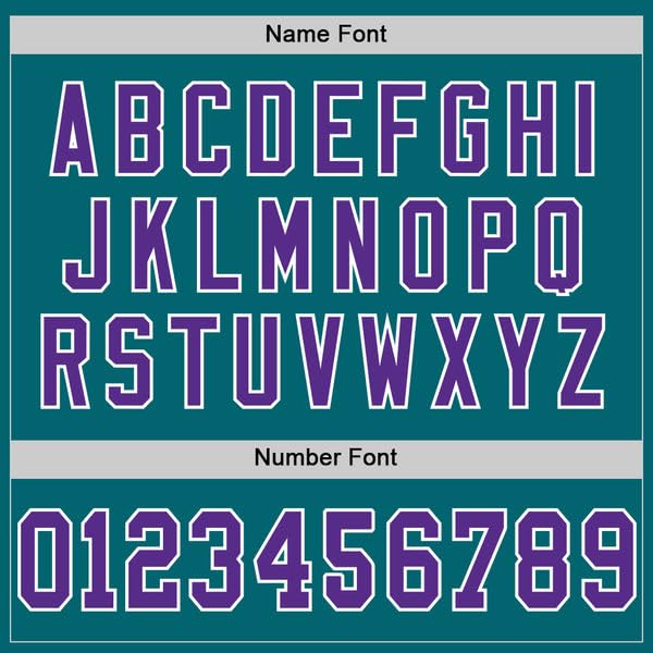 Customized Football Jersey, Custom Football Jersey, Teal Purple-White Mesh Throwback Football Jersey, Football Jerseys for Men, Personalized Football Jersey, Personalized Jersey, Football Jerseys