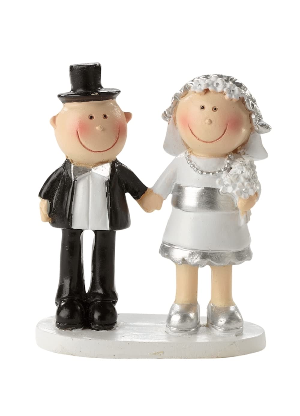 Hochzeit Dekoration - Figura para decorar tartas nupciales (diseño de bodas de plata)