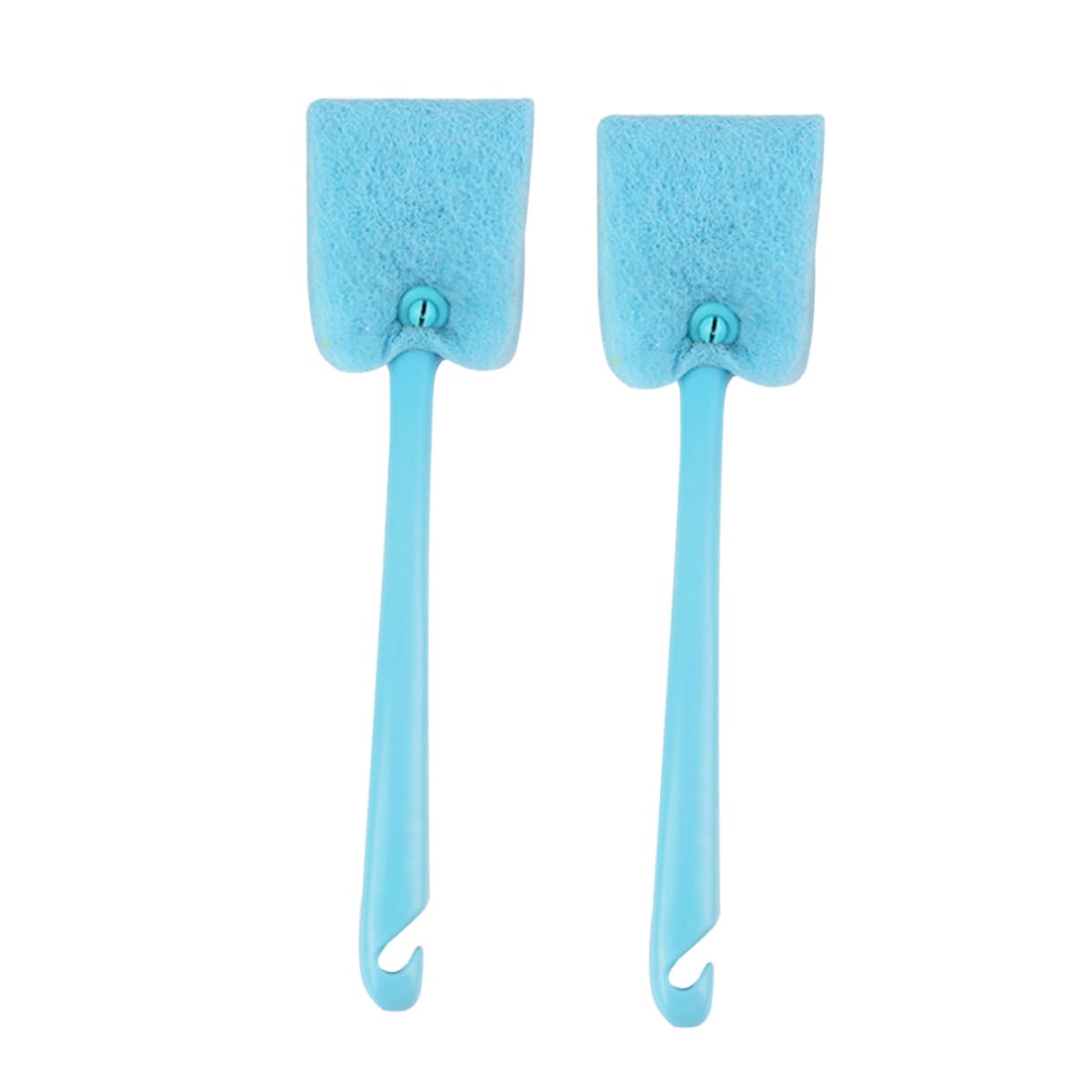 HOUDERCO Long Handle Dish Cleaning Brush Kitchen Sponge Brush Handle Dish Washing Scrubbers for Cleaning Pots Pans Random
