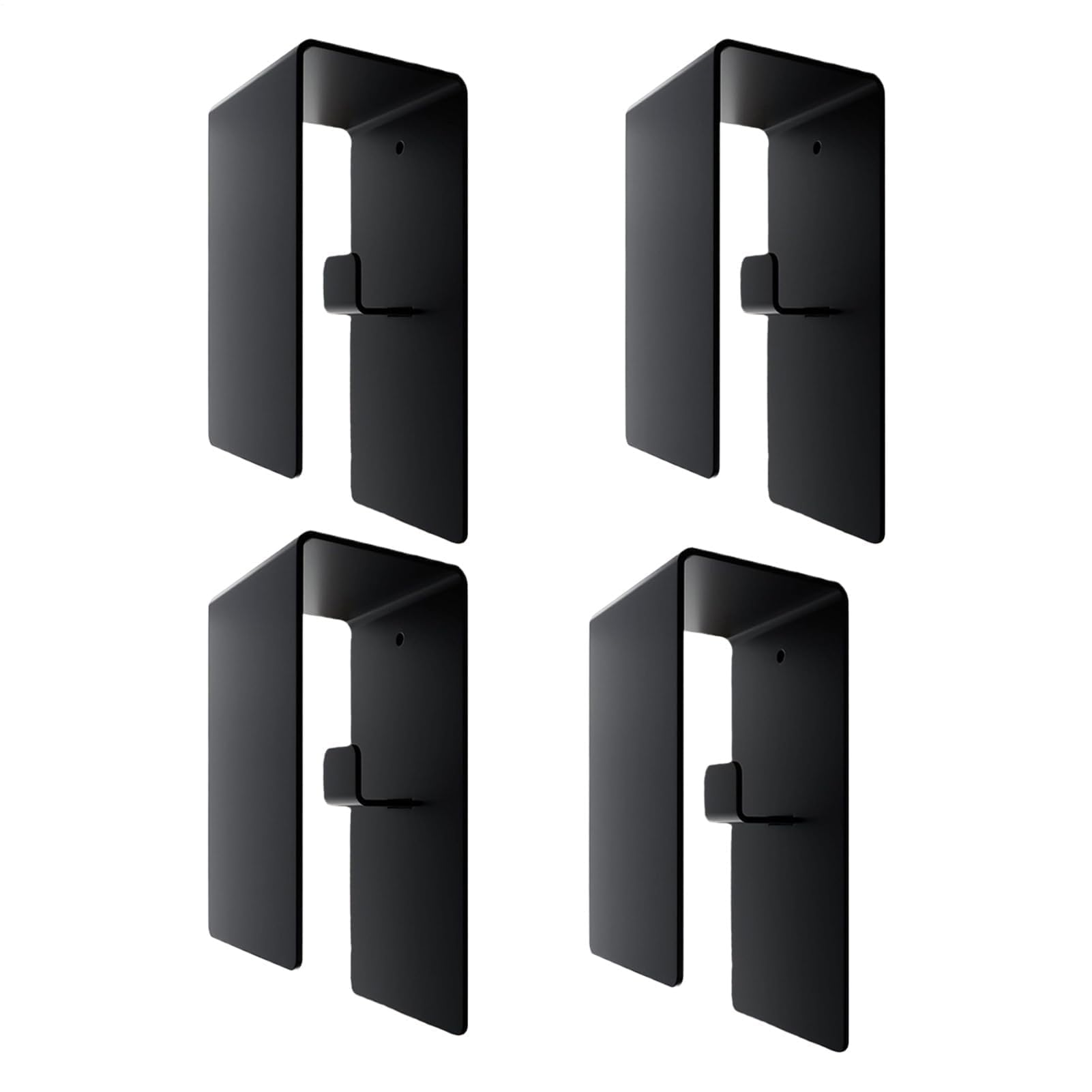 Ganchos de baño de Acero Inoxidable sin Necesidad de taladrar - Toallero de Pared para Batas, esponjas, gasas, Abrigos y Llaves. Ideal para Apartamentos, residencias estudiantiles,