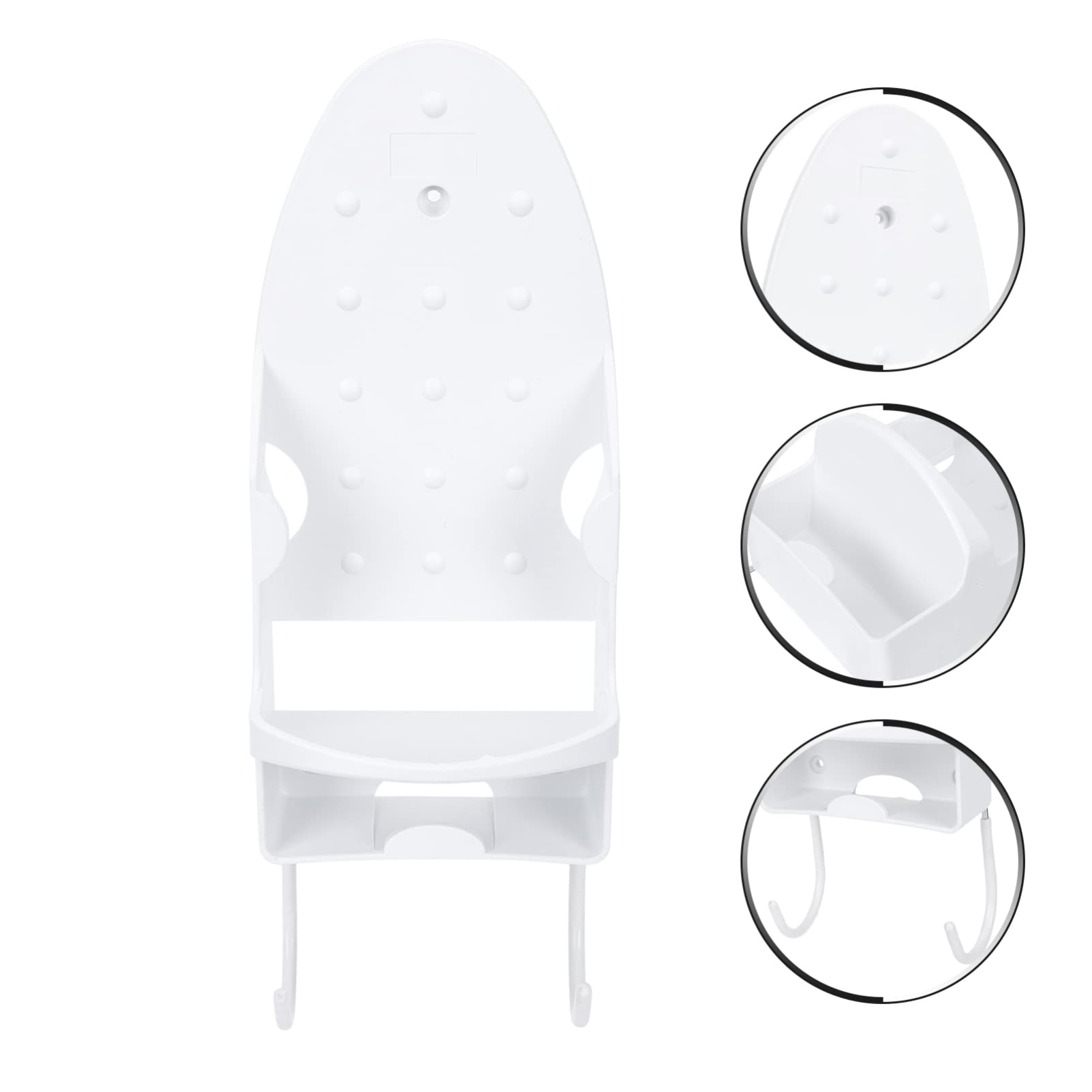 Zerodeko Appendi Per Asse Da Stiro in Materiale Resistente Supporto Da Parete Per Ferro Da Stiro Compatto e Facile Da Pulare