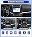 CAMECHO 2G+64G Android 13 Car Stereo for Dodge Journey 2011-2019/Fiat Freemont 2012-2014 9 Inch Touch Screen with CarPlay Android Auto Mirror Link 26UI Bluetooth FM GPS WiFi SWC Backup Camera