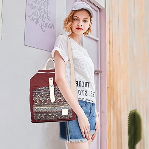 FANDARE Casual Rucksack Damen Schultertasche Mädchen Schultasche Schulranzen für Universität Reise Einkaufen Dating… – Bild 3