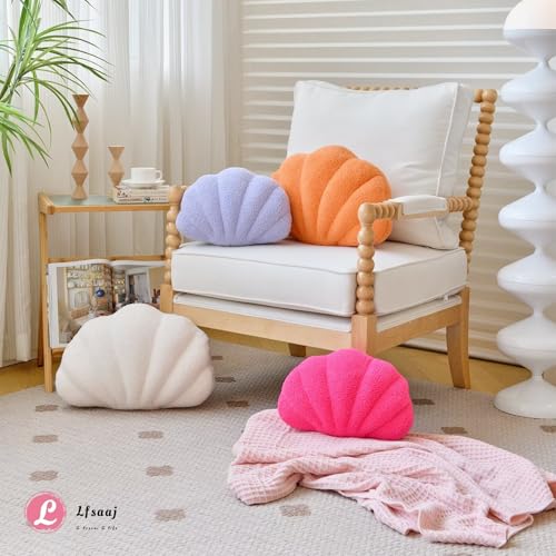 Lfsaaj Ivory Seashell Throw Pillows thumb #4