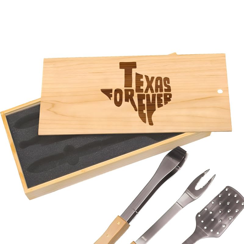 Set de herramientas para BBQ Texas Forever miniatura 1