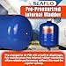SEAFLO 2 Gallon Pre-Pressurized Accumulator Expansion Tank – Reduces Pump Cycling, Smooth Water Flow, 87 PSI, 3/4