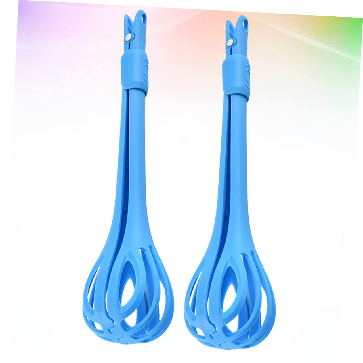 Alipis 2Pcs Manual Plastic Egg Separator Food Serving Tongs Multifunctional Kitchen Tools with Ergonomic Grip for Whisking and Serving