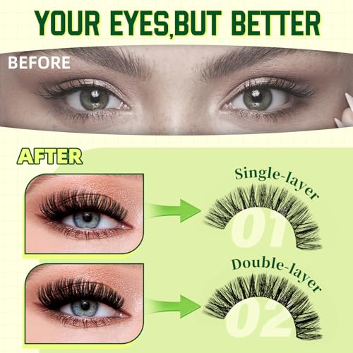 Image of KEYYOU Lash Clusters Kit Thick Lash Extension Kit Volume for Dramatic Glam