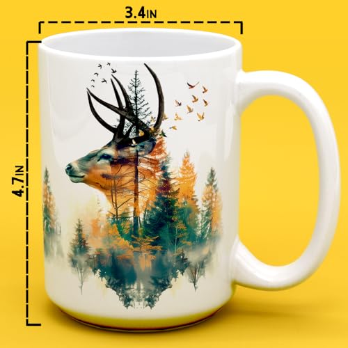 Taza de Cerámica Loftipop Nature Buck 15oz miniatura 4
