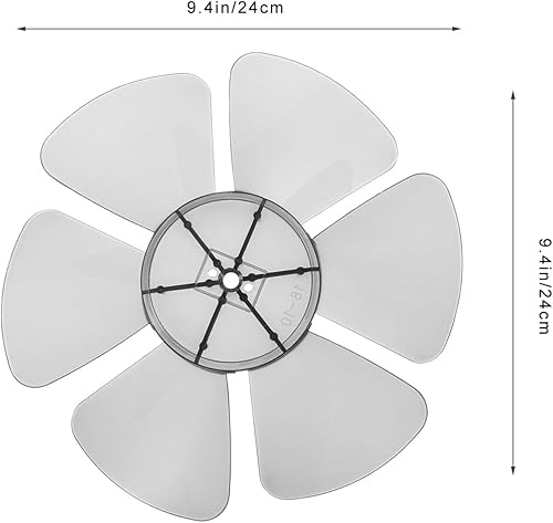 Miniatura 2 de Holibanna Ventilador de piso con aspas de ventilador, accesorios de ventilador de mesa, cuchillas de plástico, piezas de reparación de ventiladores,