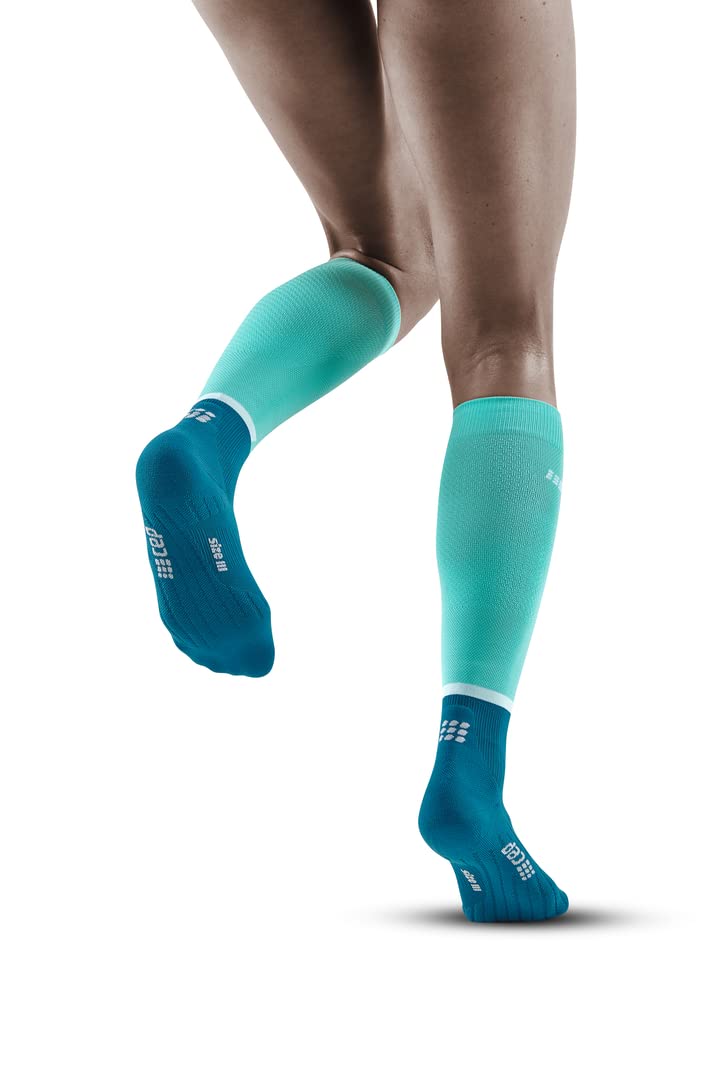 CEP - The RUN Compression skarpety damskie | długie skarpety do biegania z kompresją | regenerujące skarpety uciskowe dla kobiet