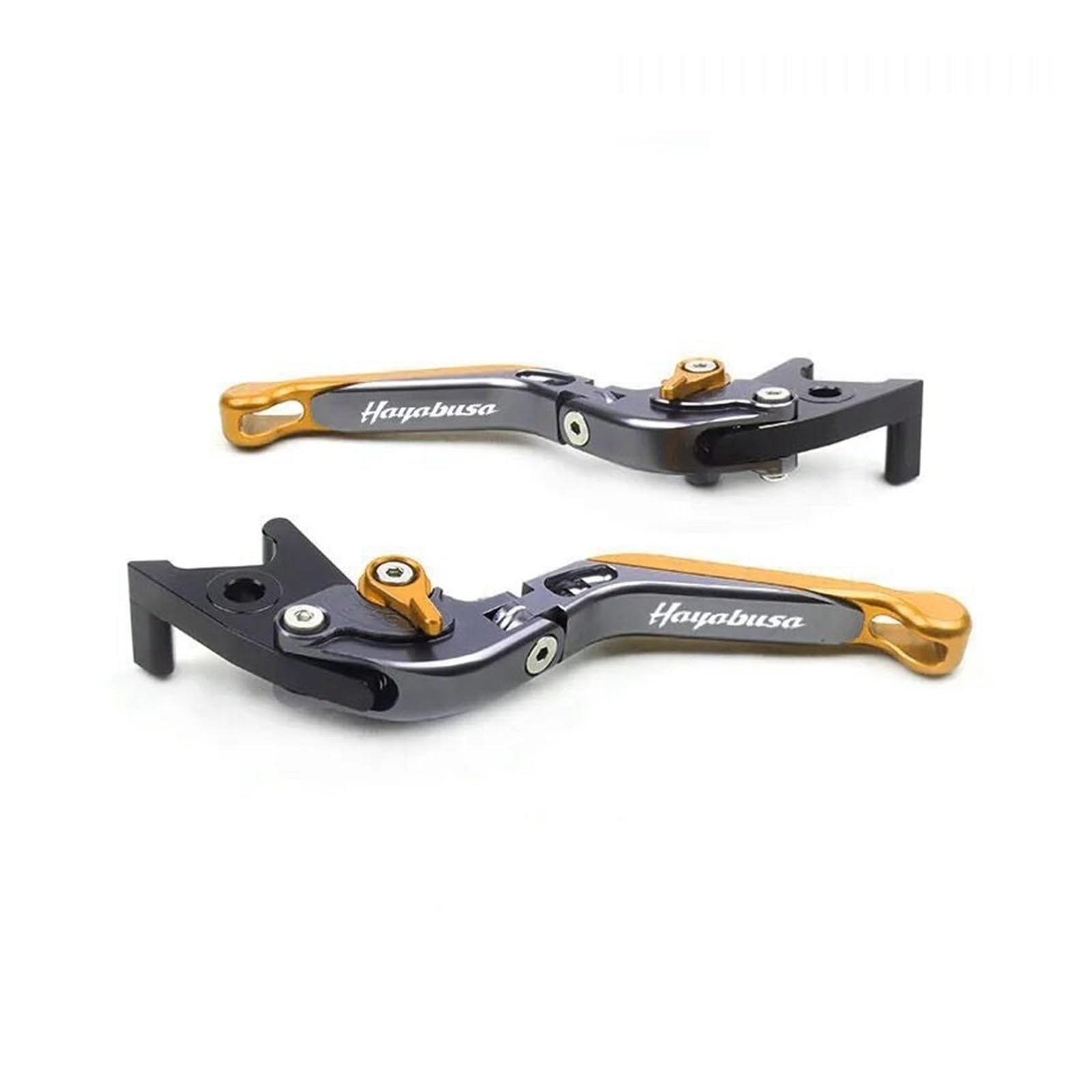 YWQJIOPM Motorcycle Brake Clutch Lever Motorcycle Accessories Folding Extendable Brake Clutch Levers Fit for GSX1300R for Hayabusa GSX 1300R 1999-2007