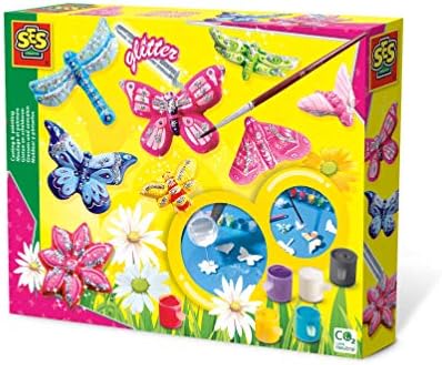 Ses Creative Butterfly Glitter Plaster Casting And Painting Kit