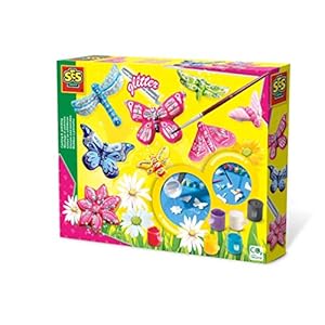 Ses 01131 Glitter Gips Gieten Vlinders