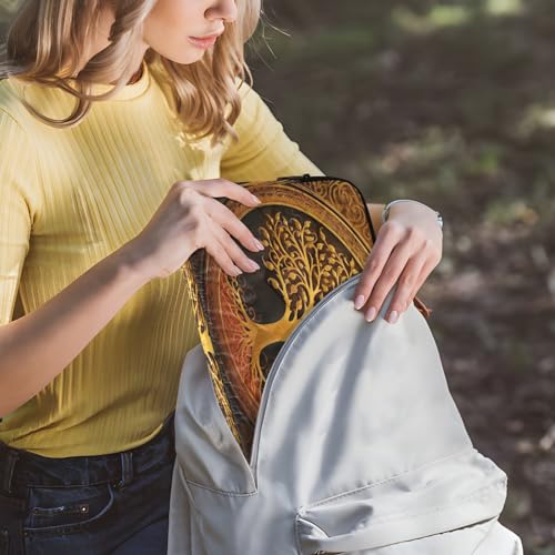 Funda para portátil 13-14 pulg con diseño árbol dorado miniatura 6