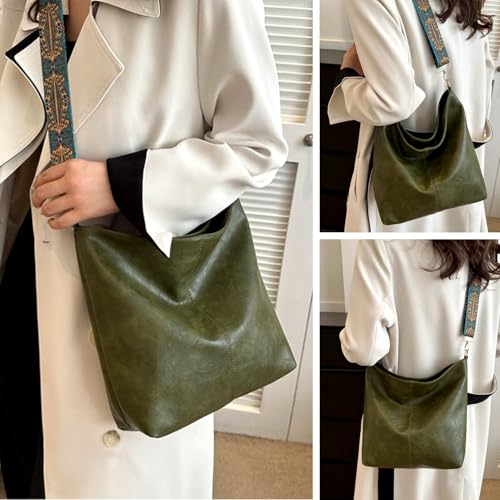 Bolso Tote de mujer con bandolera para uso diario miniatura 2