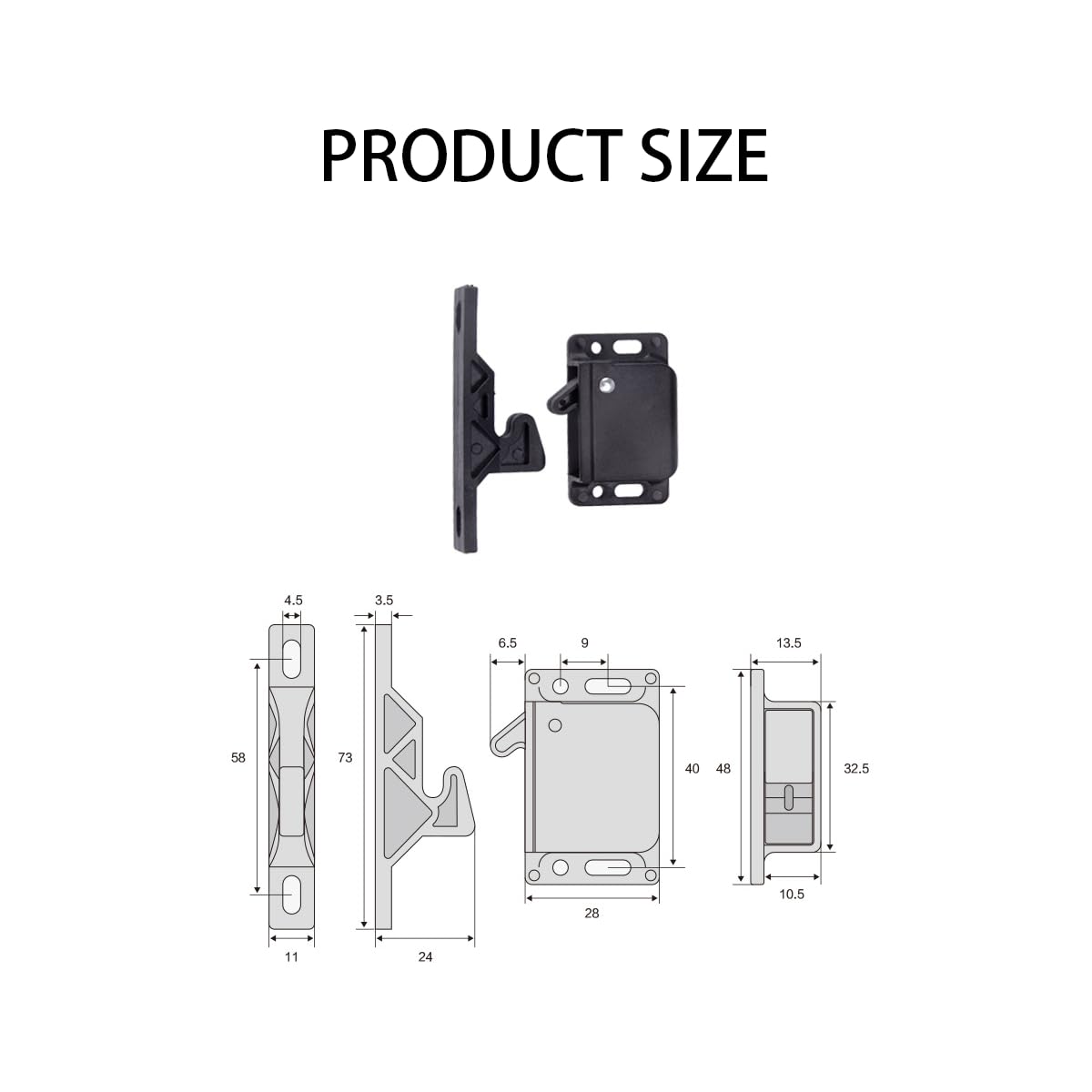 RV Drawer Latches - Secure Cabinet Doors -3 RV Drawer Latches - Secure Cabinet Doors -3