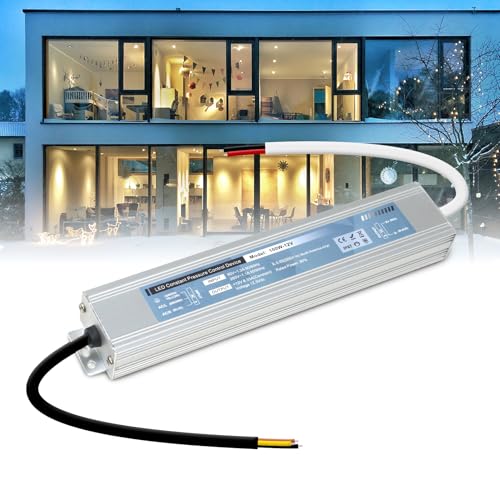 Image of QNNP LED Driver 100 Watts 12V DC Low Voltage Transformer Waterproof IP67 Power Supply Transformer Adapter AC 85V-265V to 12V DC, LED Power Supply for Indoor Outdoor Lighting