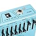 Irfora 10 Band EQ Pedal Single Block Guitar Bass Mini Equalizer Effect with True Bypass Aluminum Body Band Controller DC9V, Timbre Shaping and Volume Control Function, Ambient Lights