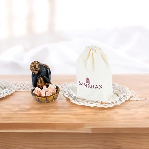 Miniatura 7 de Dreaming Buddha - Lámpara de sal del Himalaya con dos bombillas