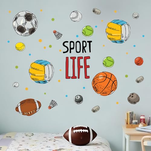 Vinilos decorativos deportivos Mfault en vinilo para habitación miniatura 6