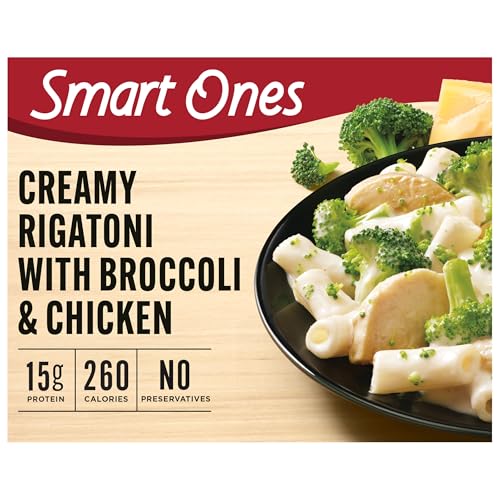 Smart Ones Creamy Rigatoni Pasta with Broccoli & Chicken Frozen Meal, 9 oz Box