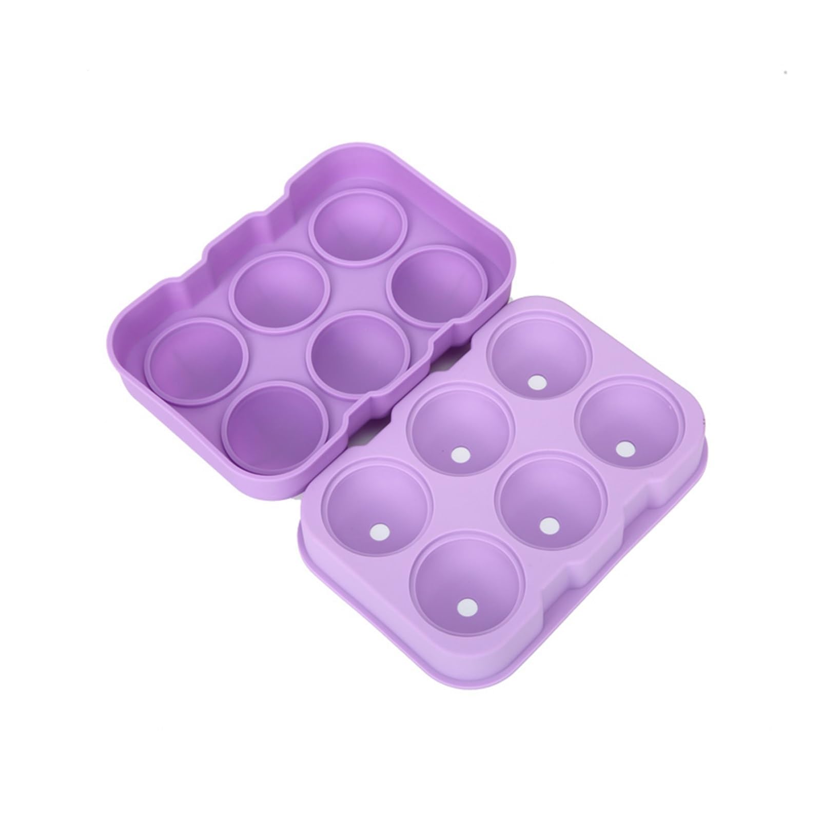 Vassoio per cubetti di Ghiaccio Rettangolo 3D Silicone Ball Maker Stampo per Palline di Ghiaccio Vassoi in Silicone per Bar per Feste Stampi per Bevande estive (Color : C)
