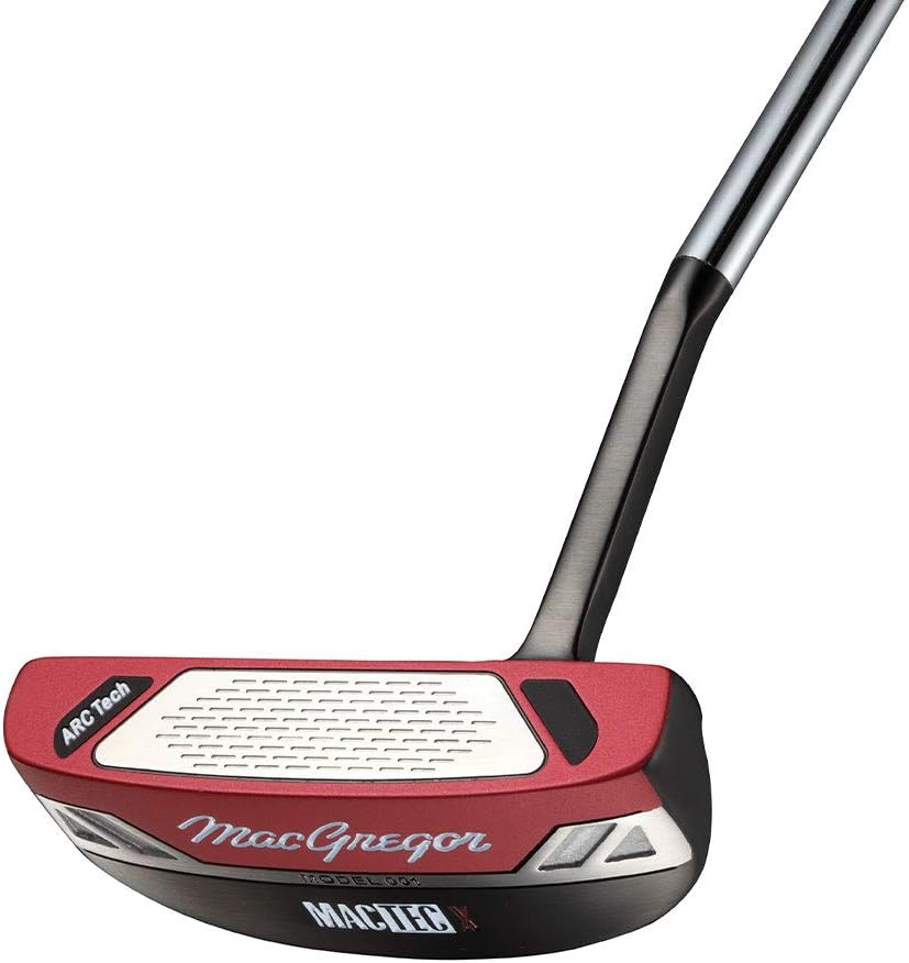 MacGregor Golf MACPUT112 MACTEC X Golf Putter Modelo No: 001/2/3/4 Mano Derecha o Izquierda Acero Jumbo Grip Golf Club