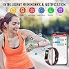 KWEROE Fitness Tracker Activity Tracker 1.10''AMOLED Touch Color Screen, Step Counter with 24/7 Blood Oxygen Heart Rate and Sleep Monitor, Calorie Pedometer Health Smart Watch for Women Men #5
