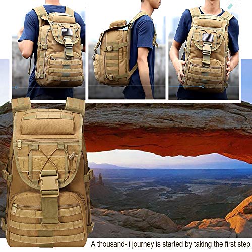 LHI Tactical Military Backpack 35L Outdoor Backpack for Men Women Hiking Backpack School Bag Daypack for Men Women - Image 4
