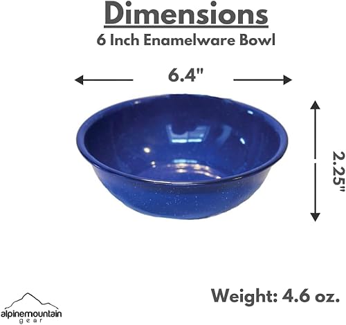 image for Alpine Mountain Gear Enamelware for Camping and Backpacking - Enamel C
