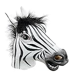Taglia unica. Bristol Novelty- Maschera Zebra, Colore Nero, Taglia Unica, BM342