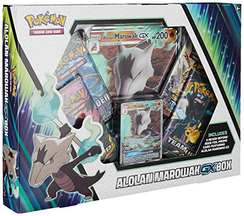 Pokemon Cards TCG: Alolan Marowak-Gx Box | 4 Booster Pack | A Foil Promo Card | A Foil Oversize Card | Genuine Cards - Image 3