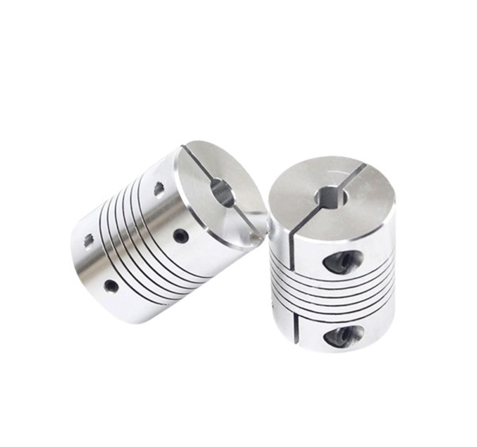 Lyvqzpwlr One Color Cnc Flexible Plum Coupling, Aluminum Plum Flexible Shaft Coupling D25l30 Multiple Sizes(5X8)