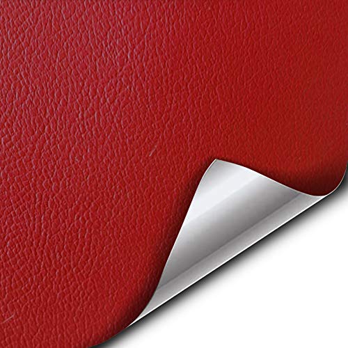 Simili cuir adhésif Vvivid rouge marine vinyle haut de gamme résistant