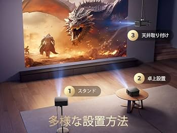 Amazon.co.jp: 【公式Google TV搭載】プロジェクター 家庭用