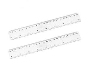 8 Inch Plastic Measuring Ruler