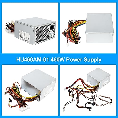 Image of S-Union Upgraded HU460AM-01 WC1T4 D460AM-03 460W Power Supply Compatible with Dell XPS 8930 8920 8910 8900 8700 8300 8100 Power Supply,Replace DPS-460DB-15 AC460AM-01 L350AM-00 WY7XX Power Supply