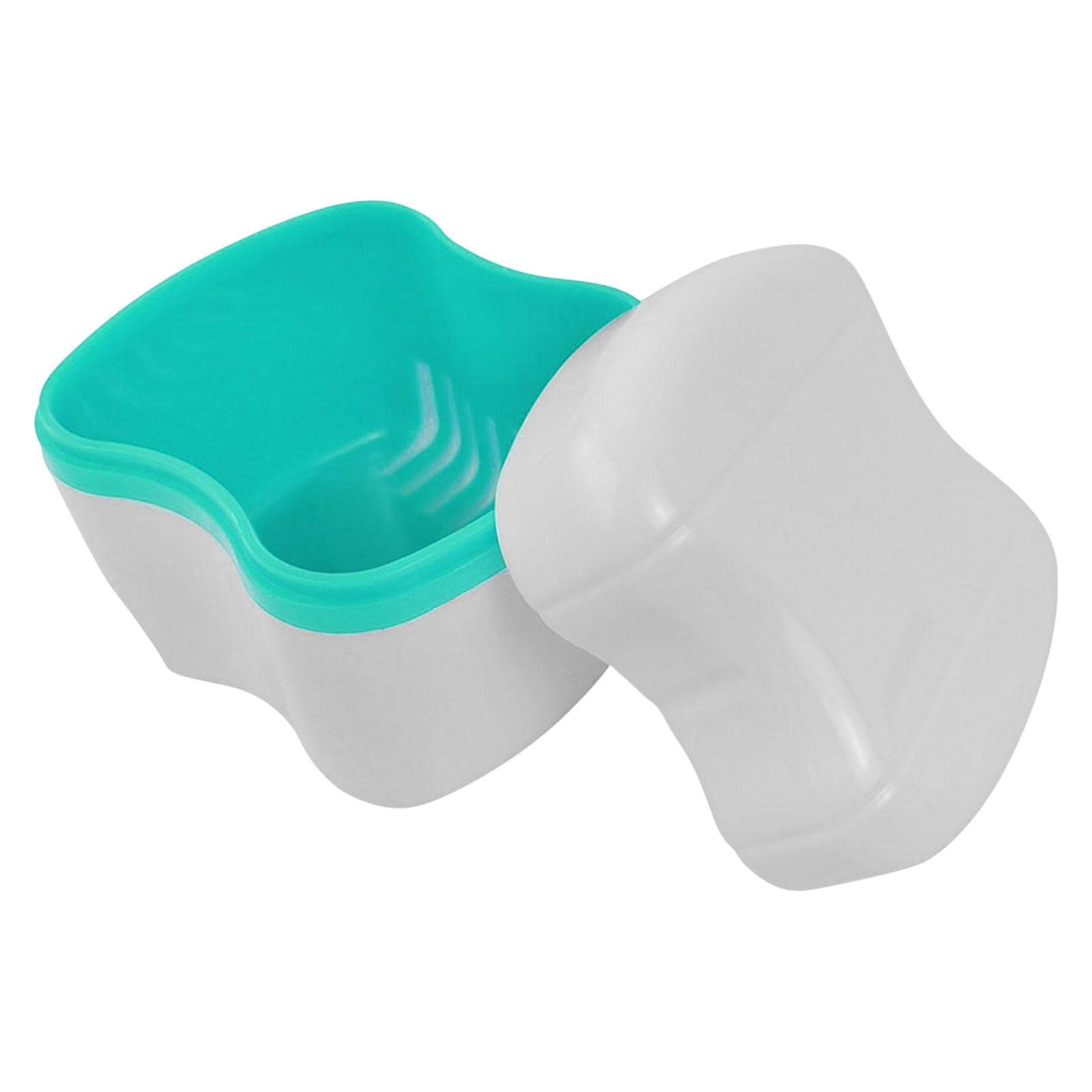 CALANDIS™ Denture Bath Box Organizer with Strainer Basket Teeth Portable Light Blue | Oral Care-picture-31