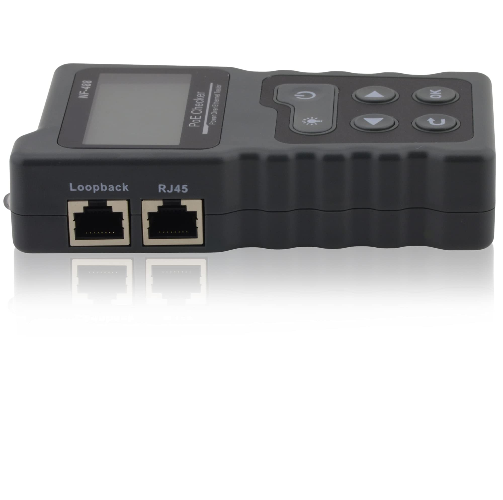 Netzwerktester Power of Eternet PoE Tester, Inline-PoE-Spannungs- und Stromtester mit Kabeltester Verkabelung Prüfer RJ45 Patchkabel