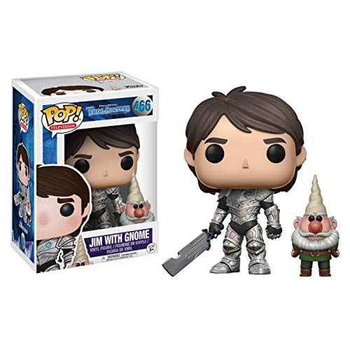 Pop Television 466: Trollhunters- Jim (Armor) with Sword & Gnome POP Vinyl Figure