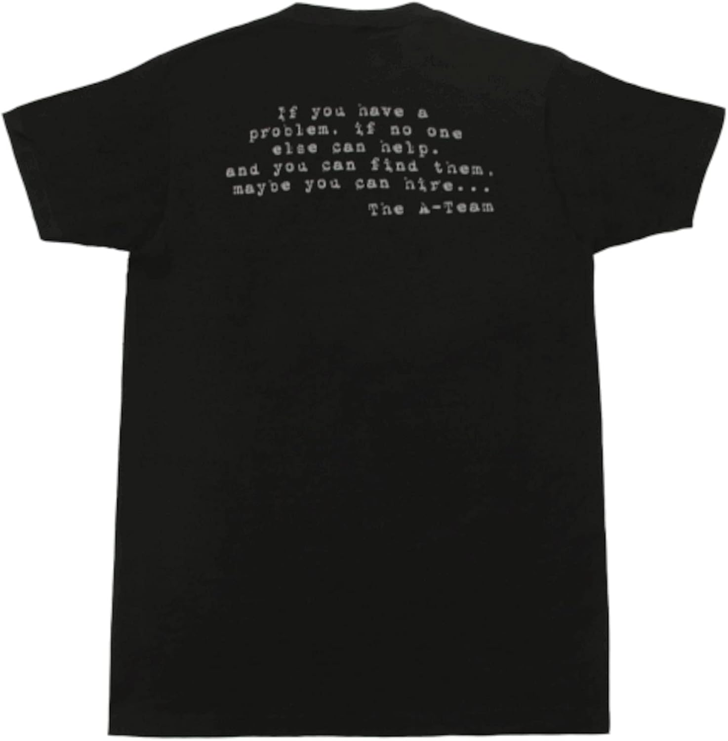 A-Team Bullet Holes T-Shirt Black image 2