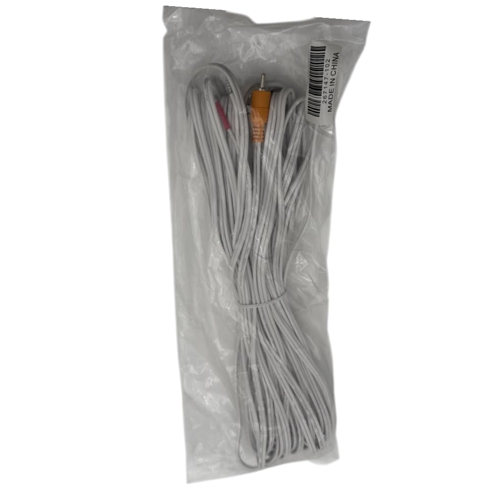 50 ft RCA to Bare Wire Speaker Cable for Rear Bose Cube Speakers/Acoustimass Lifestyle Systems – Single – White
